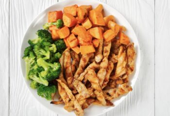 Blackened Chicken with Roasted Sweet Potato