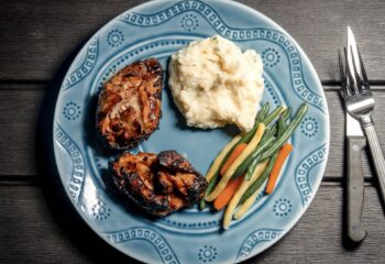 BBQ'd Chicken with Creamy Mash