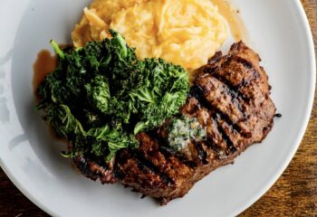 Angus Tri Tip Steak and Spinach Bowl