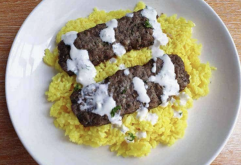 Angus Beef Kofta with Greek Yogurt Tahini Sauce Angus Beef Kofta with Greek Yogurt Tahini Sauce