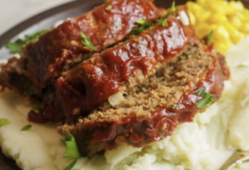 Lean and Loaded Turkey Meatloaf Plate Lean and Loaded Turkey Meatloaf Plate