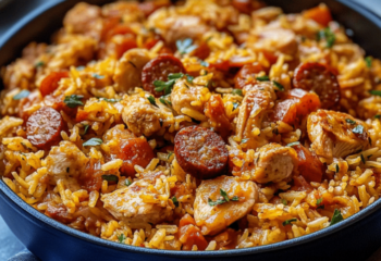 Louisiana Chicken Sausage Jambalaya