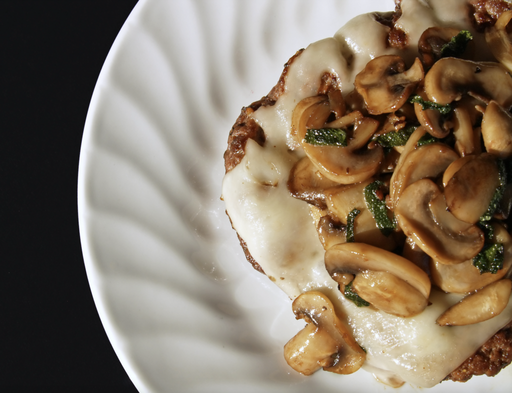 Keto Mushroom Swiss Harris Ranch Beef Protein Burger Fit Food Cuisine