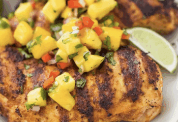 Jamaican Jerk Chicken with Mango Salsa