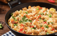 Garlic Butter Chicken Fried Rice