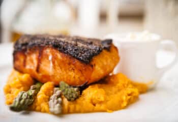 *Limited Orders Available* Pacific Cajun Spiced Wild Salmon with Sweet Potato