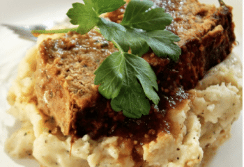 Mexican Meatloaf with Roasted Garlic Mash