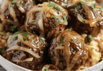 Grass Fed Harris Ranch French Onion Meatballs