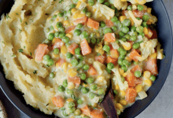 Reverse Turkey Pot Pie Bowl