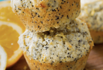 Protein Plus Lemon Poppy Seed Muffins