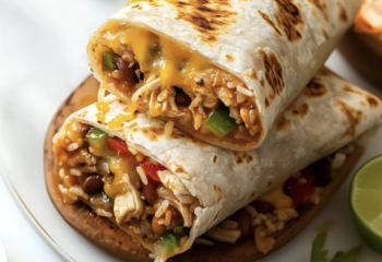 Mexican Chicken Tinga Burrito