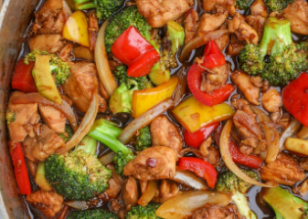 Spicy Garlic Chicken Stir Fry