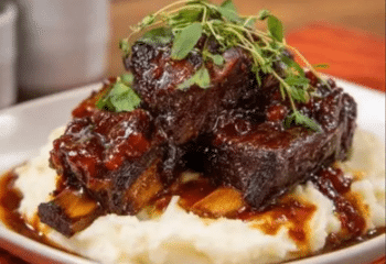 Blackberry Burbon Glazed Ribs